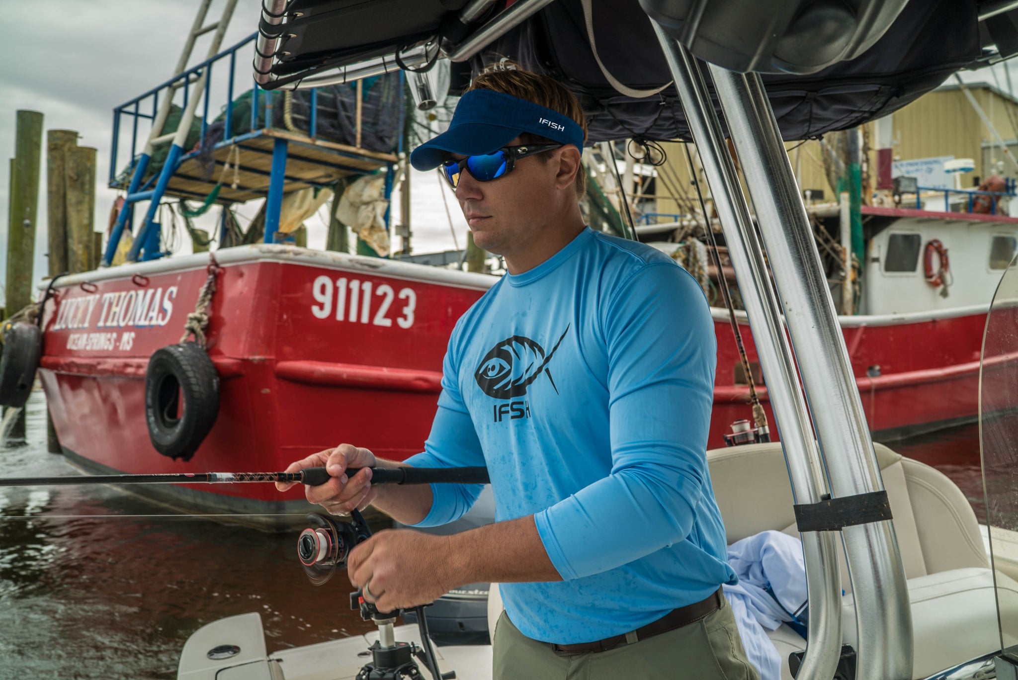Long Sleeve Performance Shirt - Seagrass - iFISH Apparel